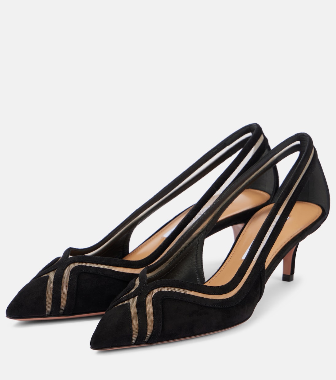 Escarpins Vila 50 en daim | Aquazzura