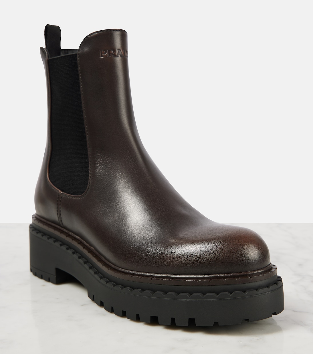 Stivaletti Chelsea in pelle | Prada