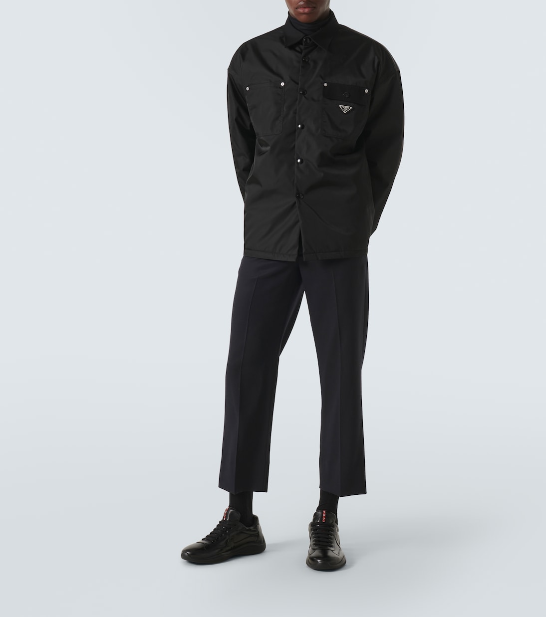 Baskets America's Cup en cuir | Prada