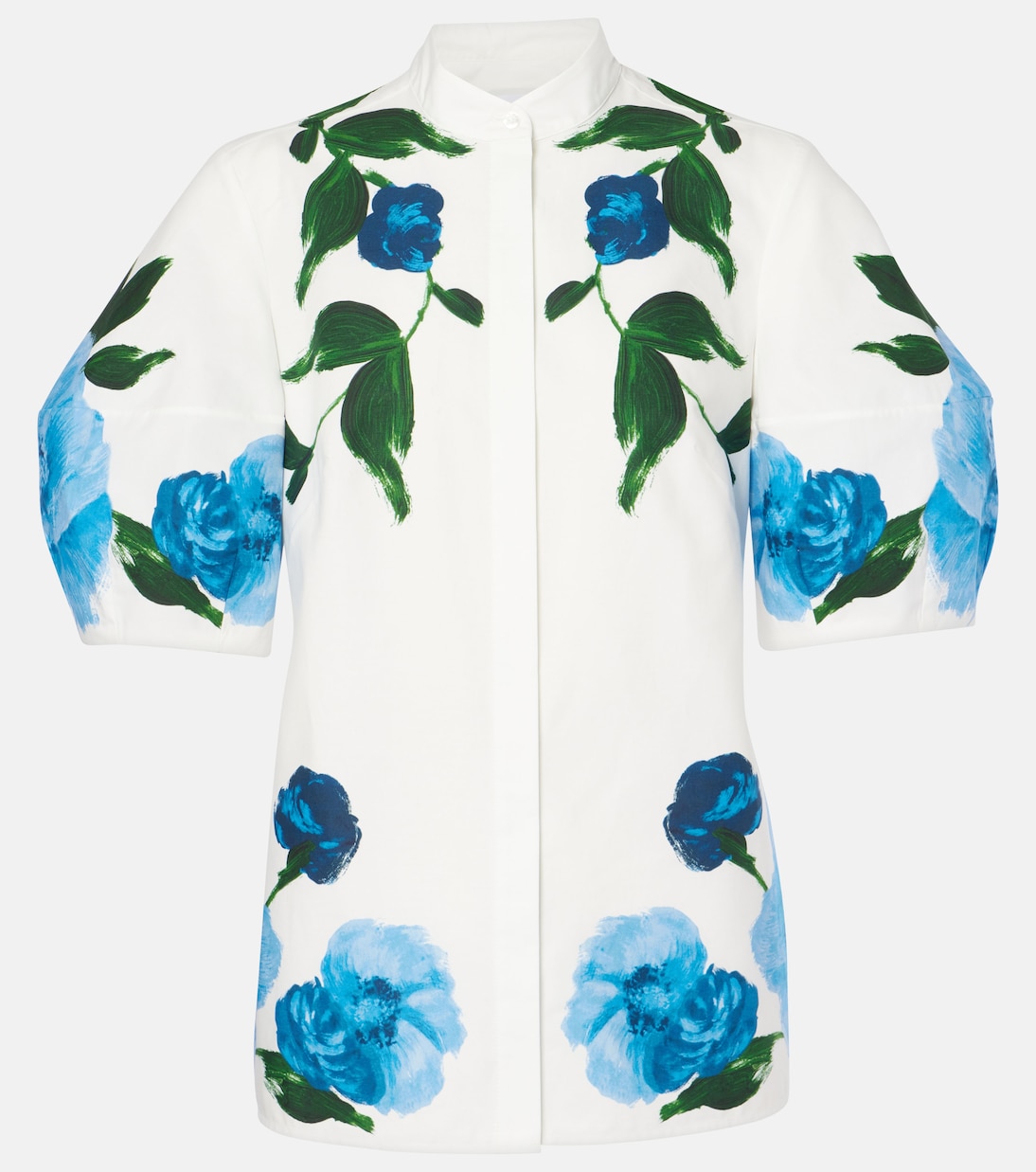 Blusa in cotone con stampa | Erdem
