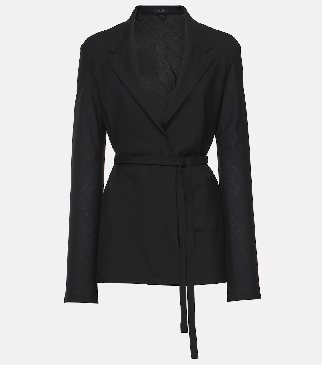 Haxo wool-blend voile wrap blazer | Joseph