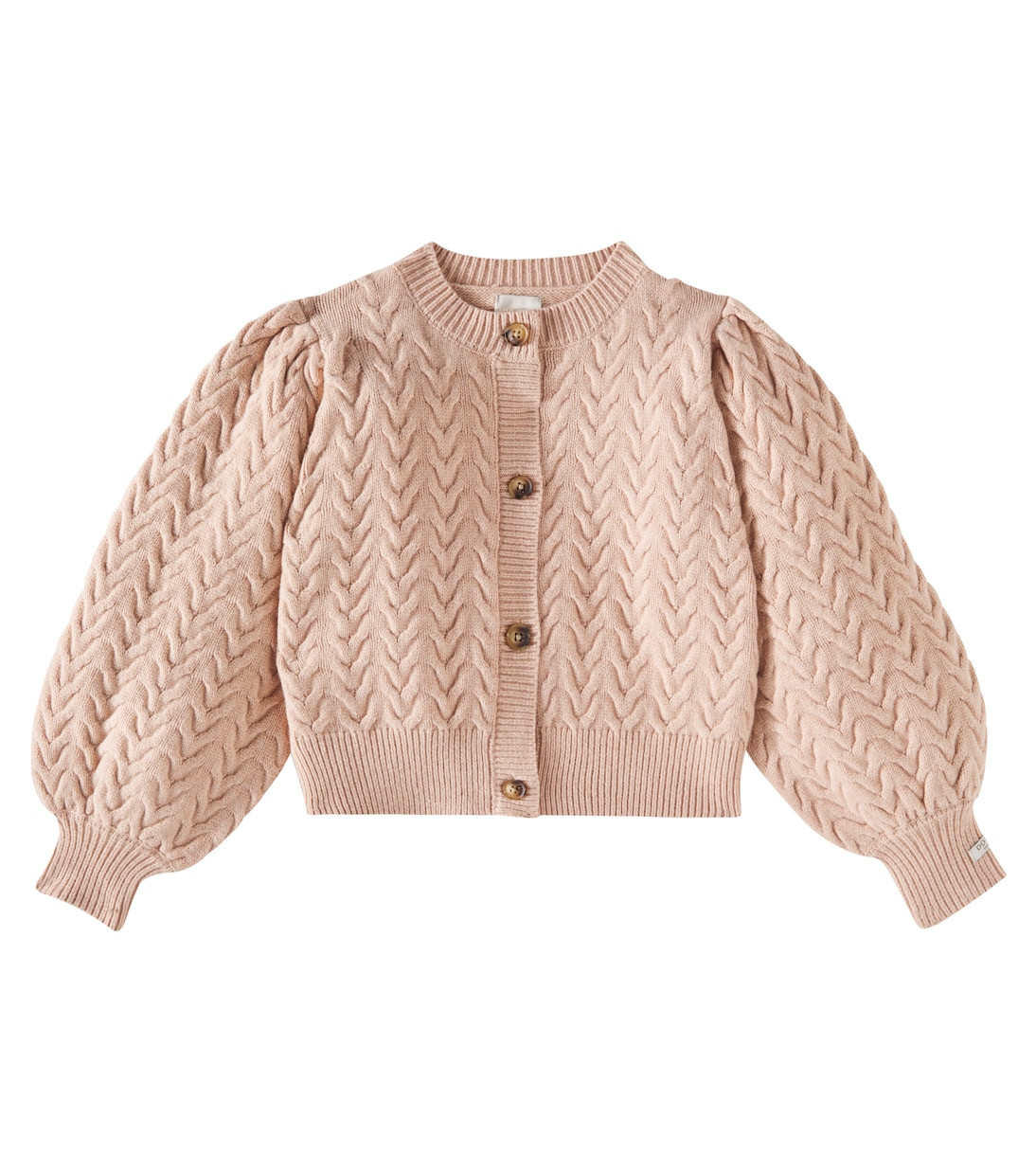 Cardigan Zinne in misto cotone e lana | Donsje