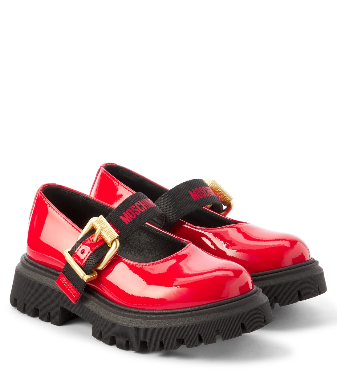Patent leather Mary Jane flats | Moschino Kids