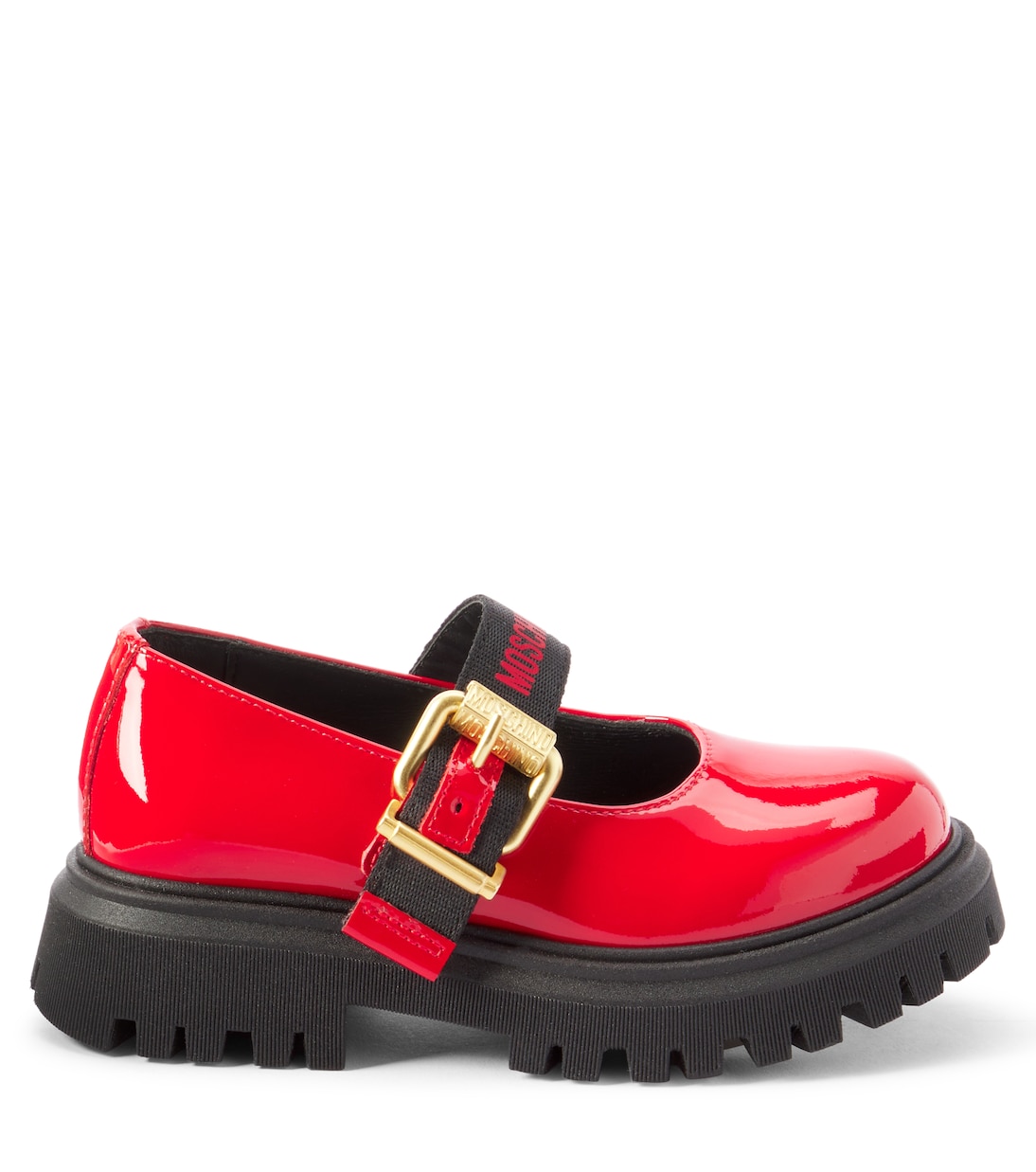 Patent leather Mary Jane flats | Moschino Kids