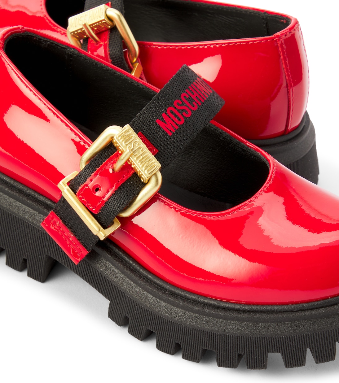 Patent leather Mary Jane flats | Moschino Kids