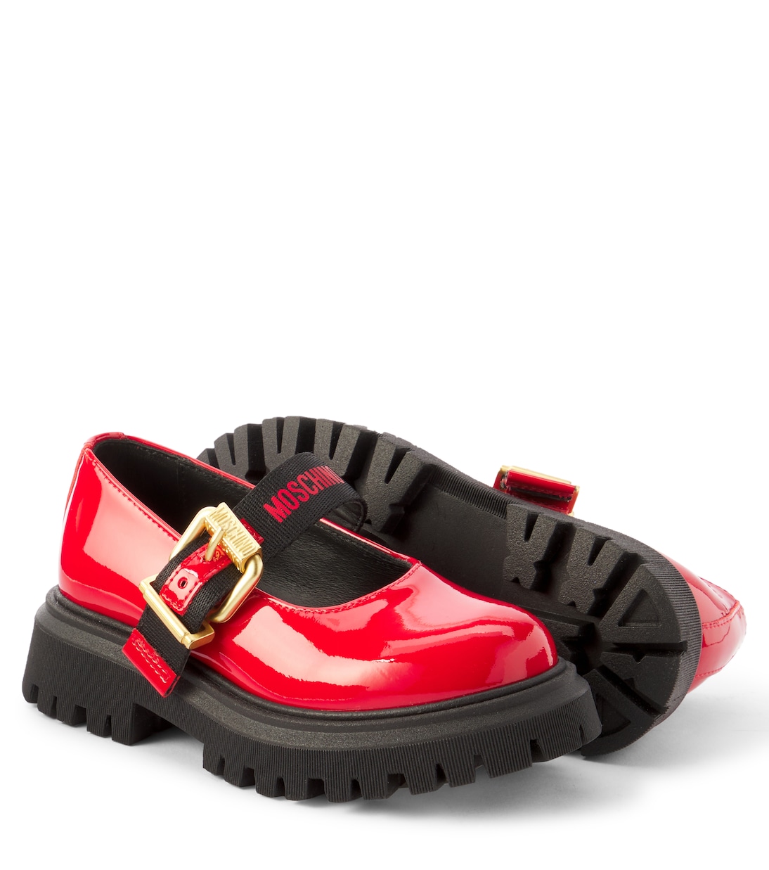 Patent leather Mary Jane flats | Moschino Kids