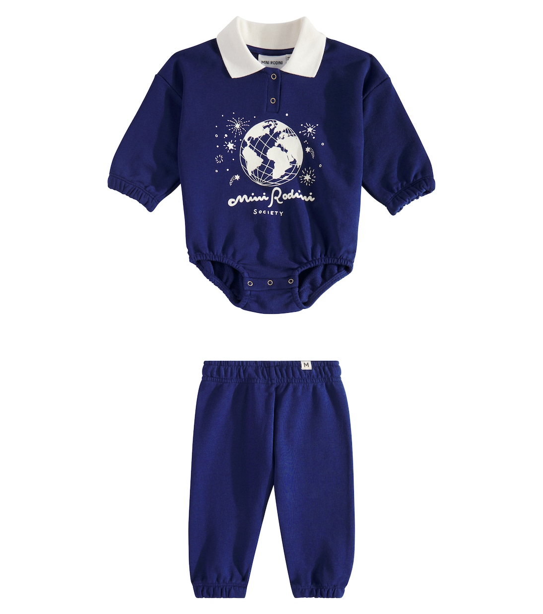 Bebé - set de mono y pantalones Society de algodón | Mini Rodini