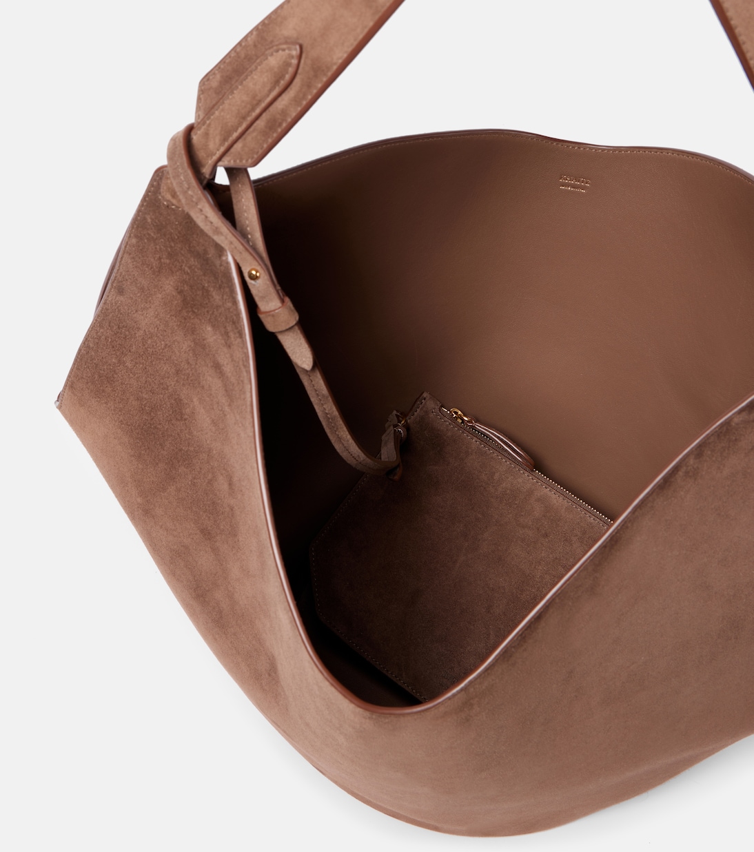 Lotus Medium suede tote bag | Khaite