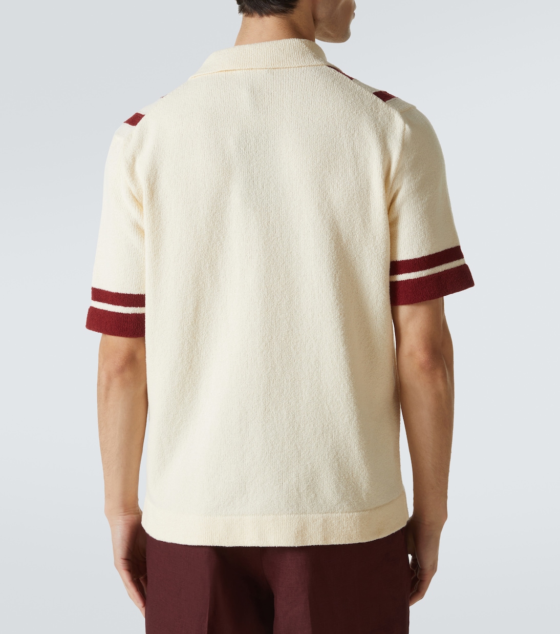 Camicia bowling in misto cotone a righe | Dolce&Gabbana