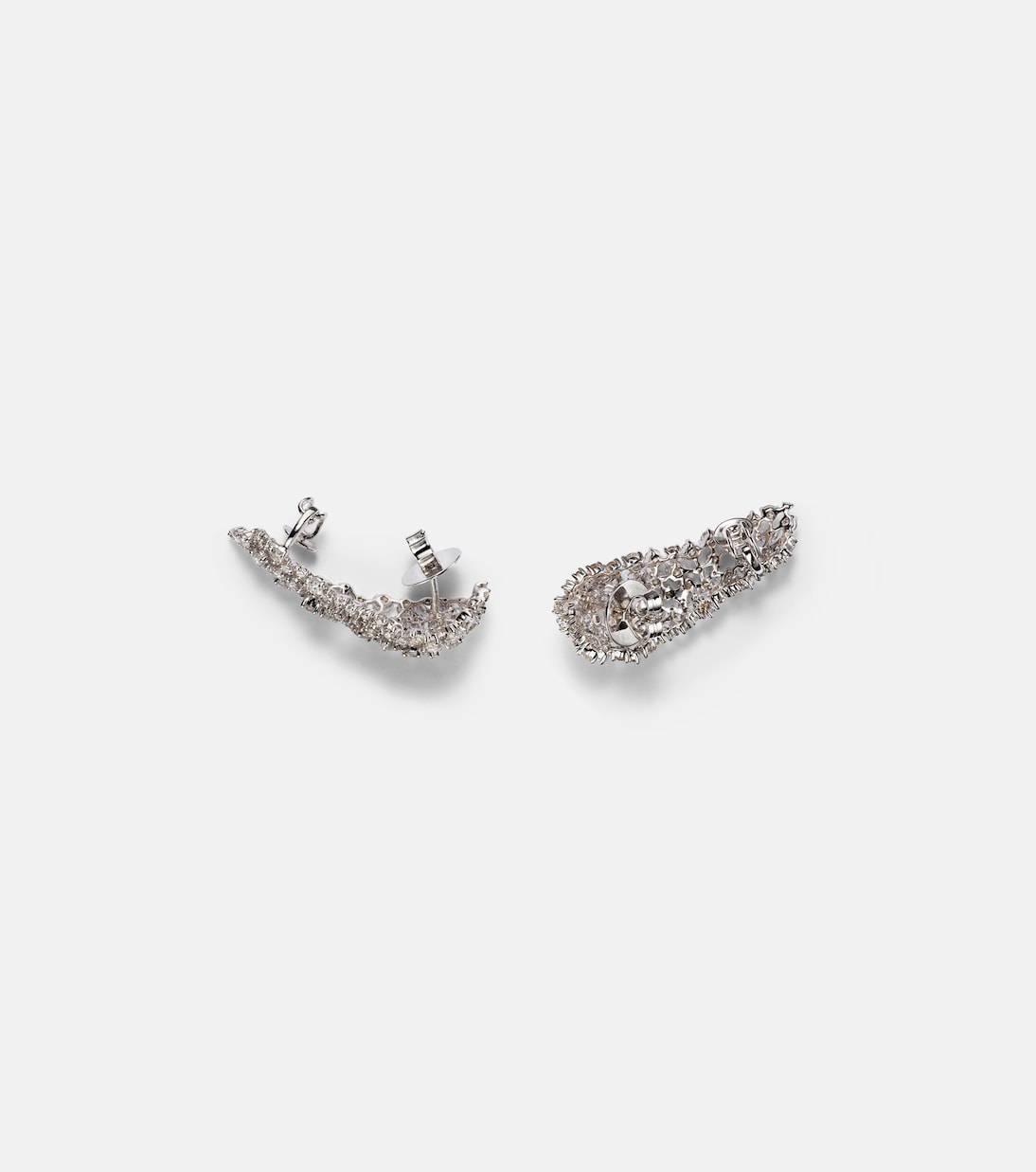 Orecchini Scatter in oro bianco 18kt con diamanti | Ananya