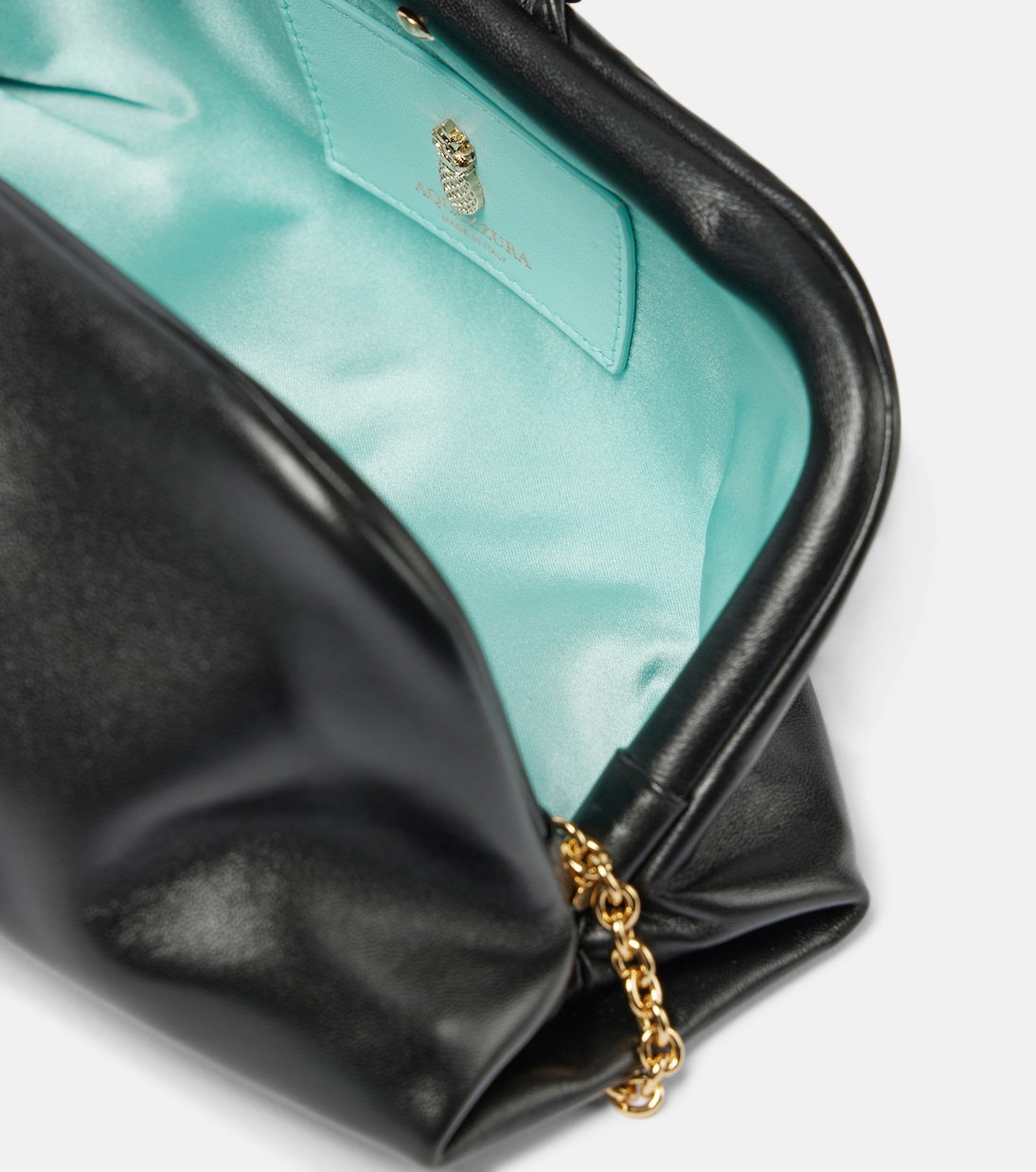 Pochette Bow Tie Small en cuir | Aquazzura