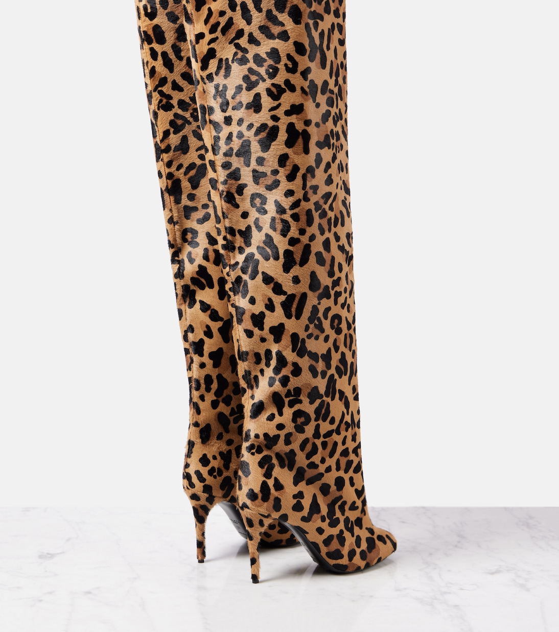 Botas mosqueteras Decollete 90 de pelo de becerro | Alaïa