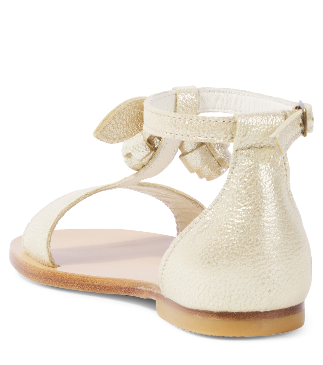 Sandalen Elmas aus Metallic-Leder | Bonpoint