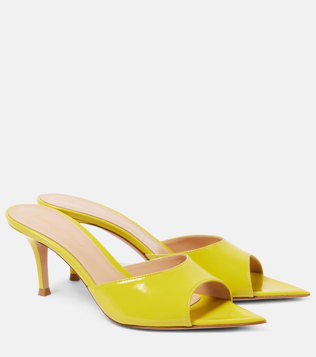 Pantoletten Pat 70 aus Leder | Gianvito Rossi