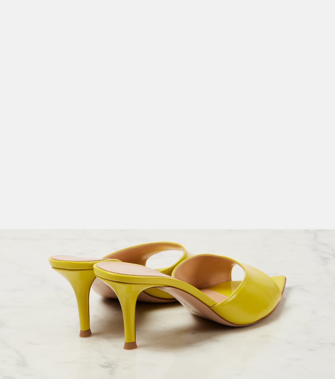 Pantoletten Pat 70 aus Leder | Gianvito Rossi