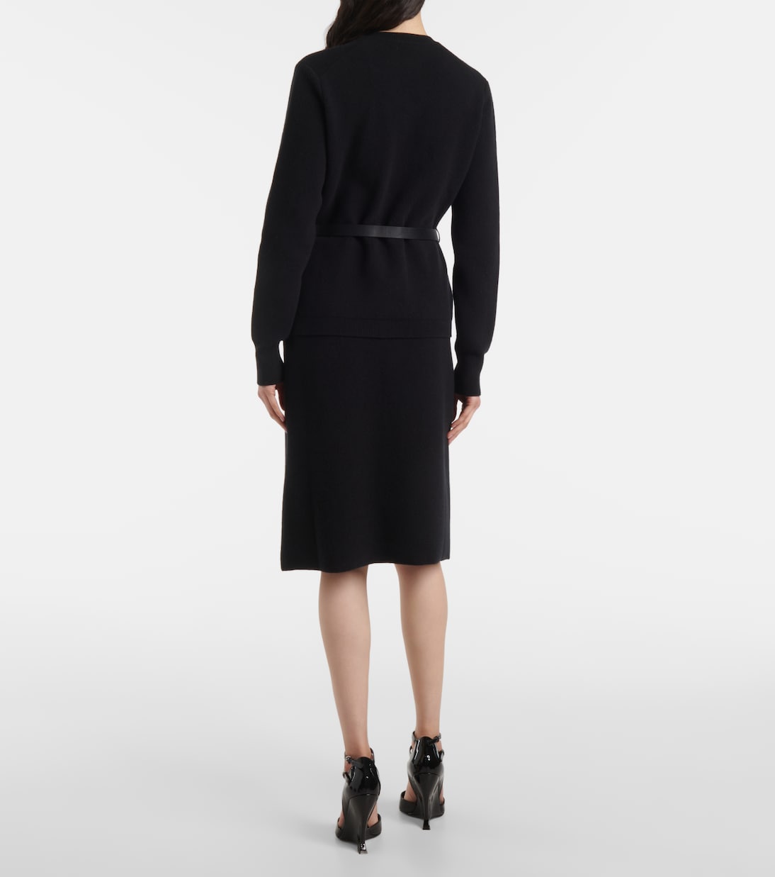 Cardigan con pelle | Ferragamo