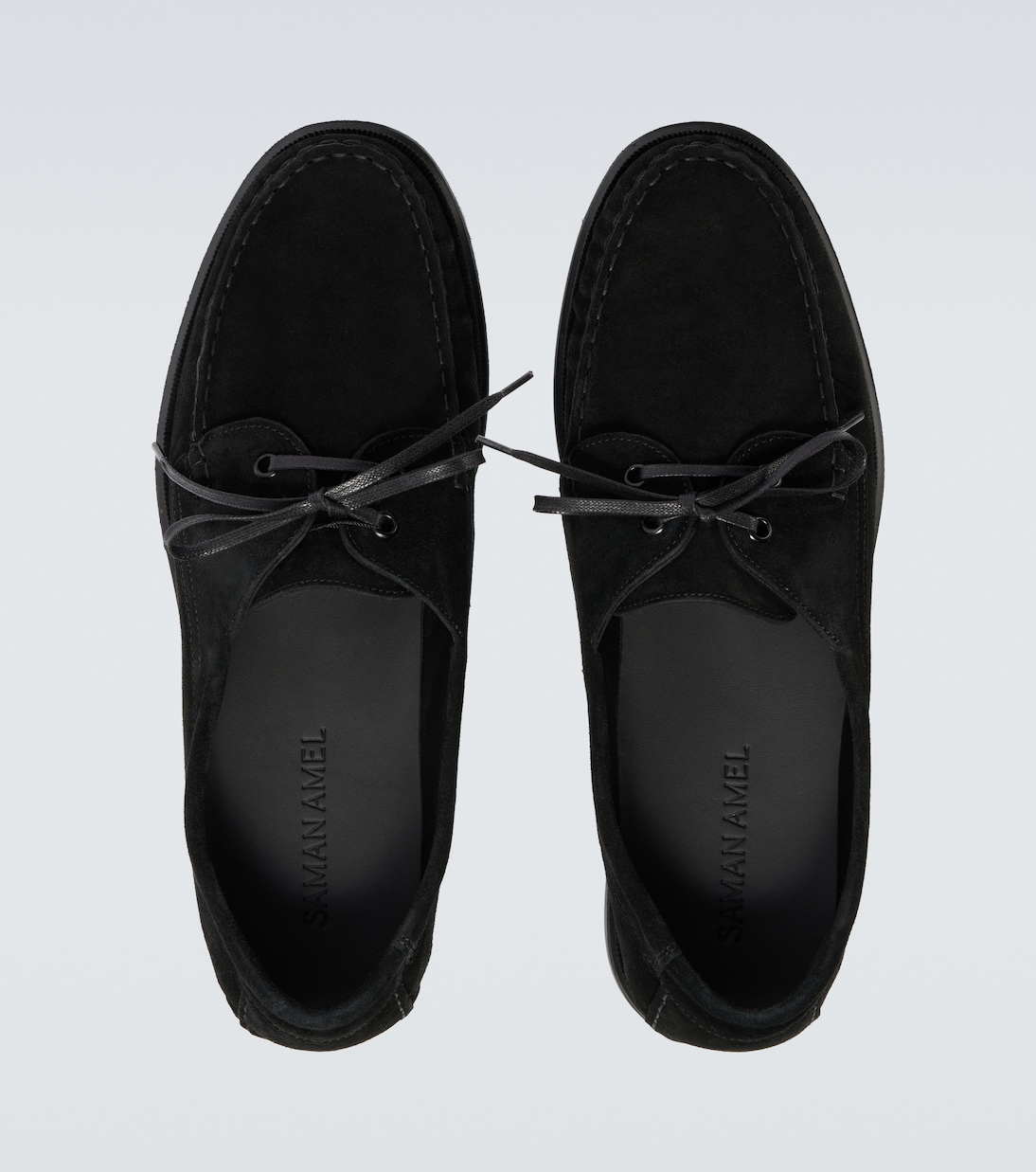 Chaussures bateau City Moc en daim | Saman Amel