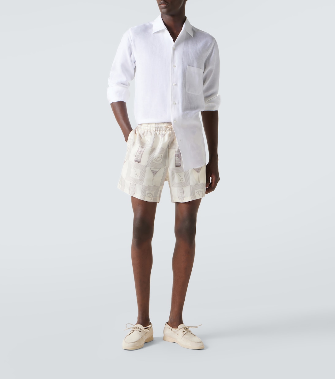 Chaussures bateau Sea-Sail Walk en daim | Loro Piana
