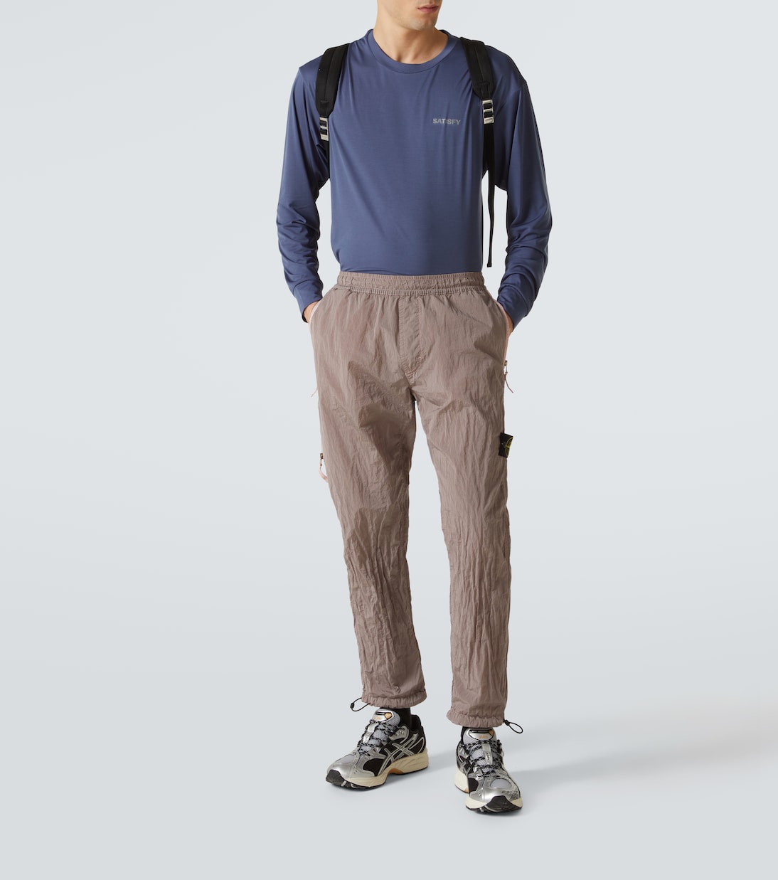 Pantaloni regular in tessuto tecnico | Stone Island