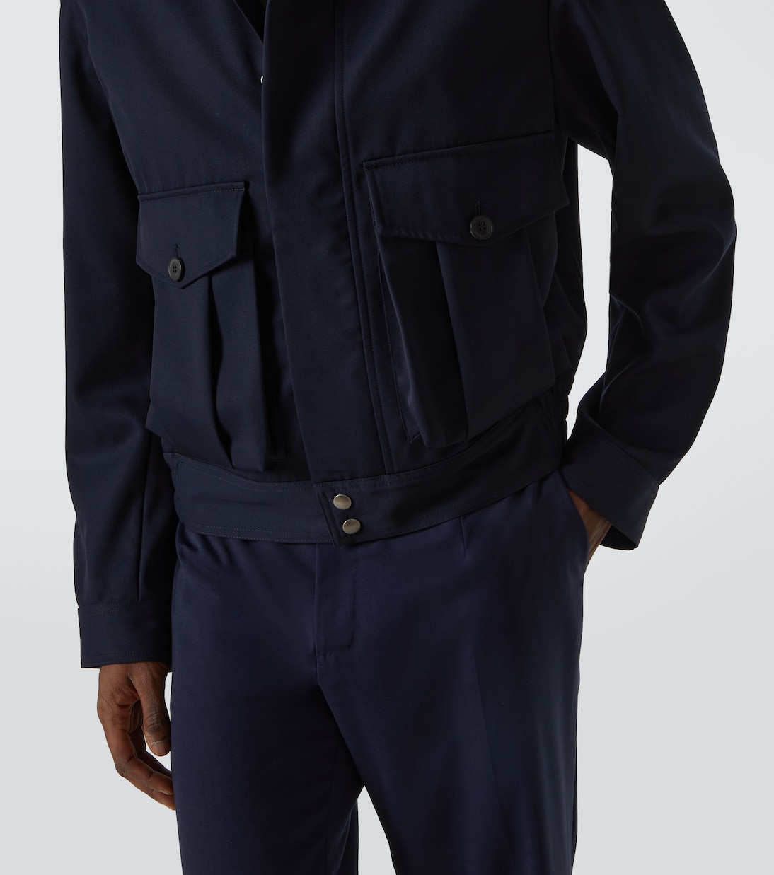 Wool gabardine jacket | Dries Van Noten