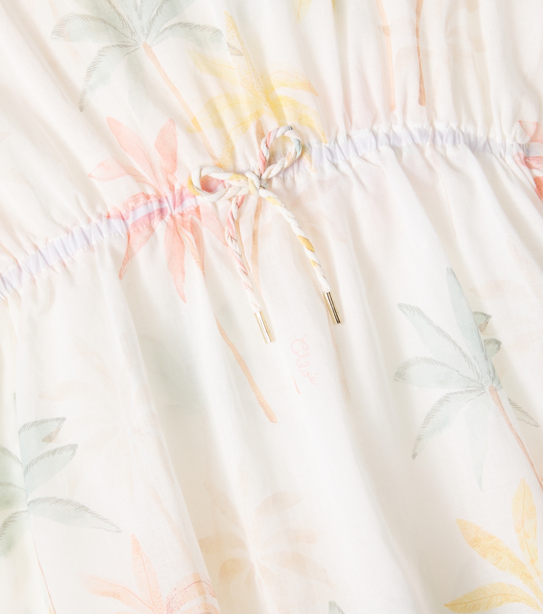 Printed cotton voile dress | Chloé Kids