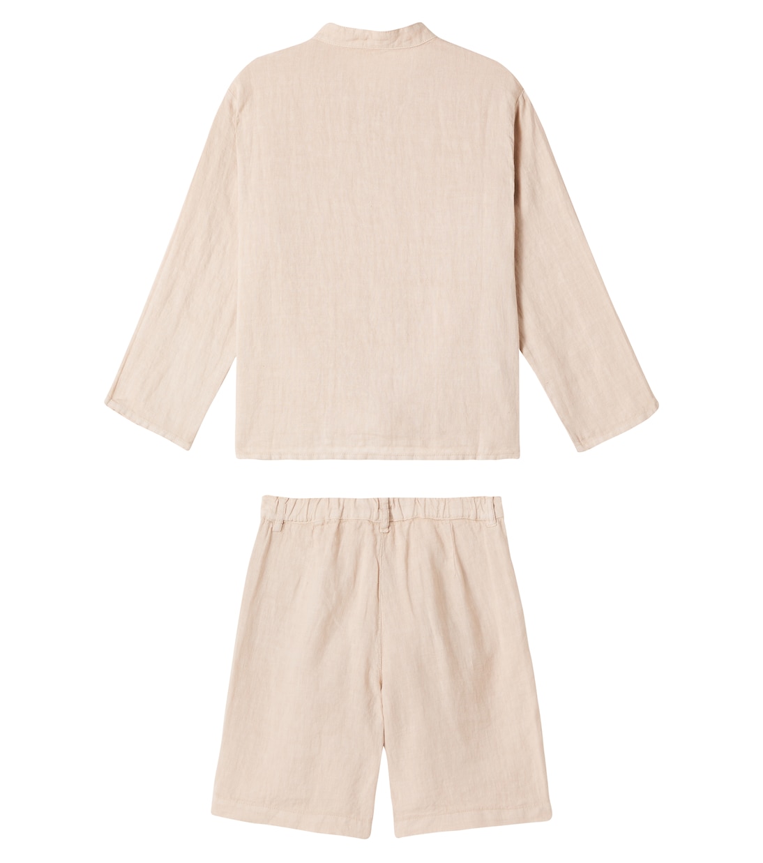 T-shirt e shorts in lino | Il Gufo