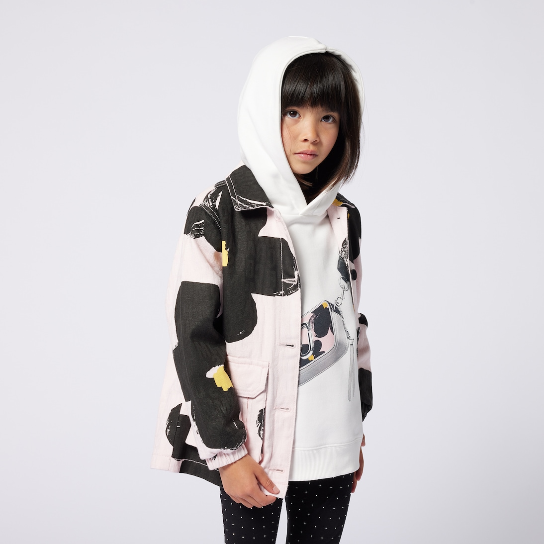 Giacca in cotone con stampa floreale | Marc Jacobs Kids