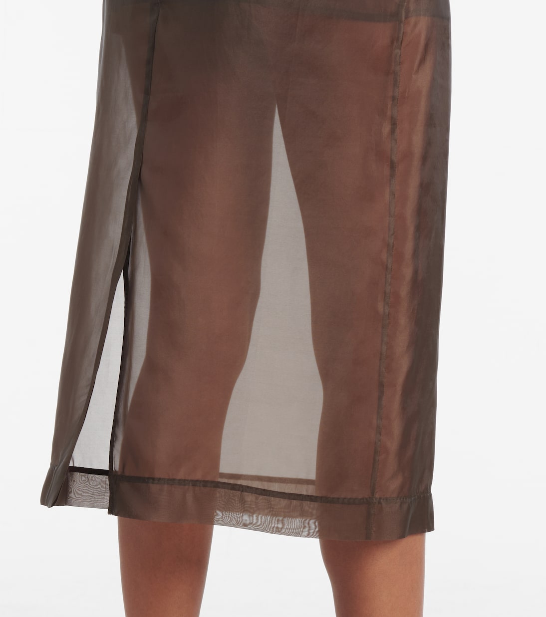 Gonna midi Peri in misto seta | The Frankie Shop