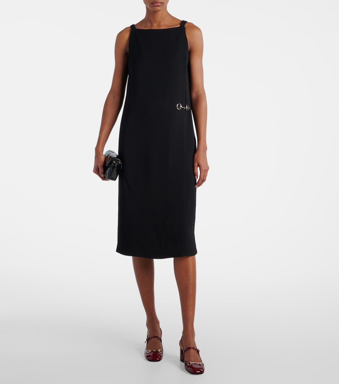 Pumps Mary Jane slingback Horsebit in vernice | Gucci
