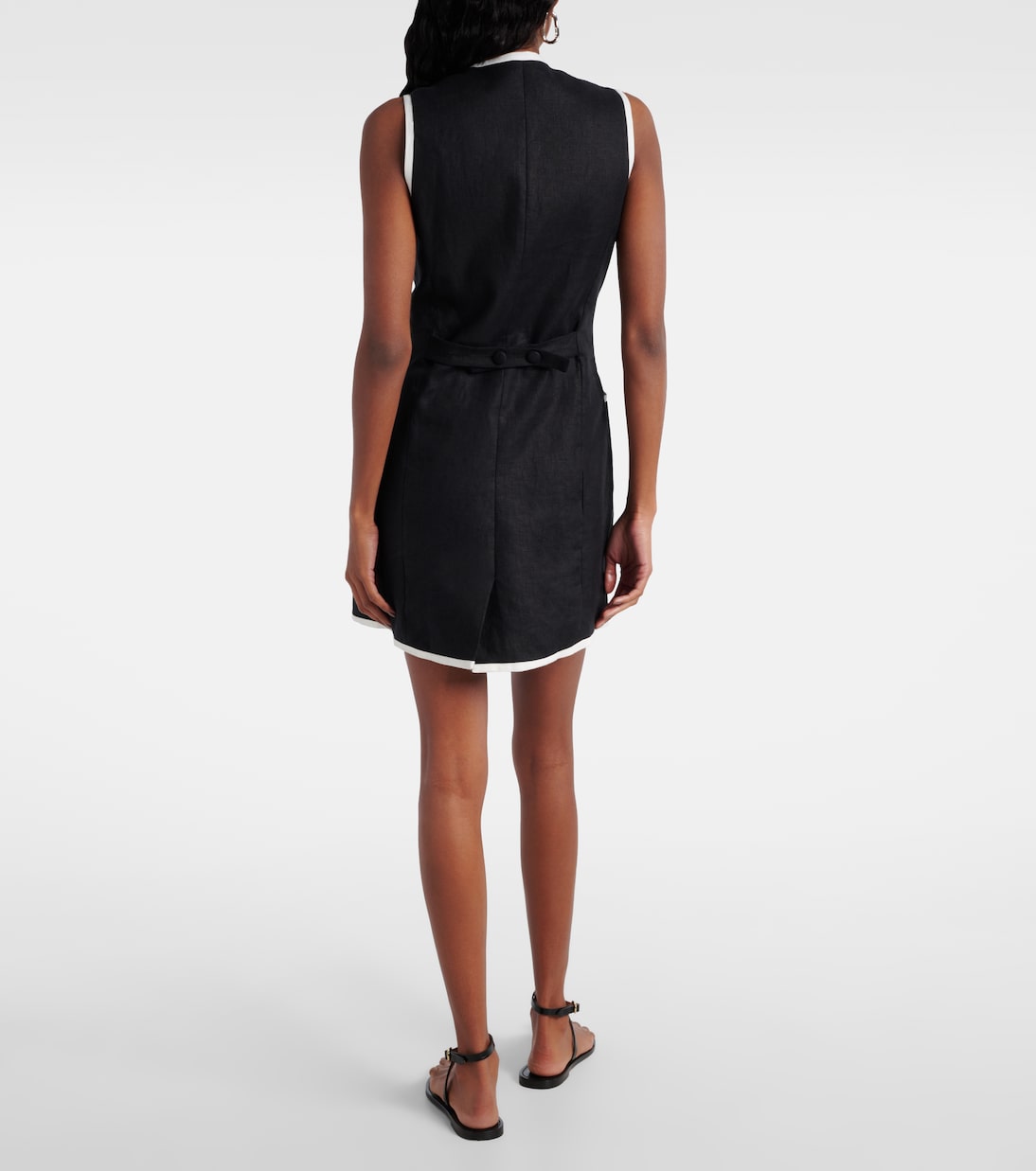 Vestido corto Leria de lino | Faithfull
