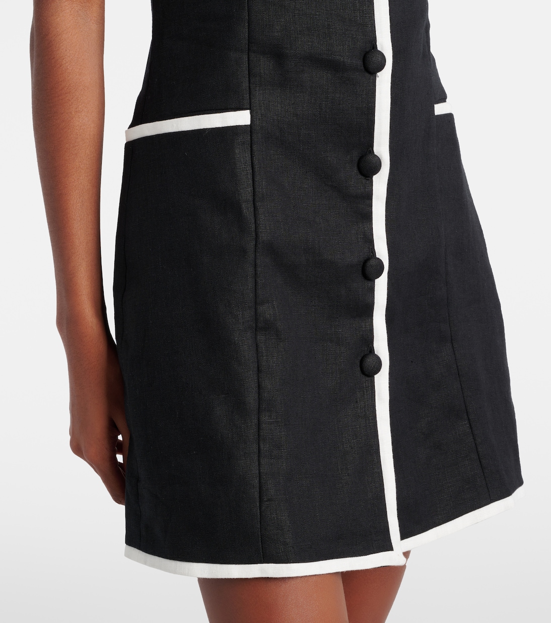 Vestido corto Leria de lino | Faithfull