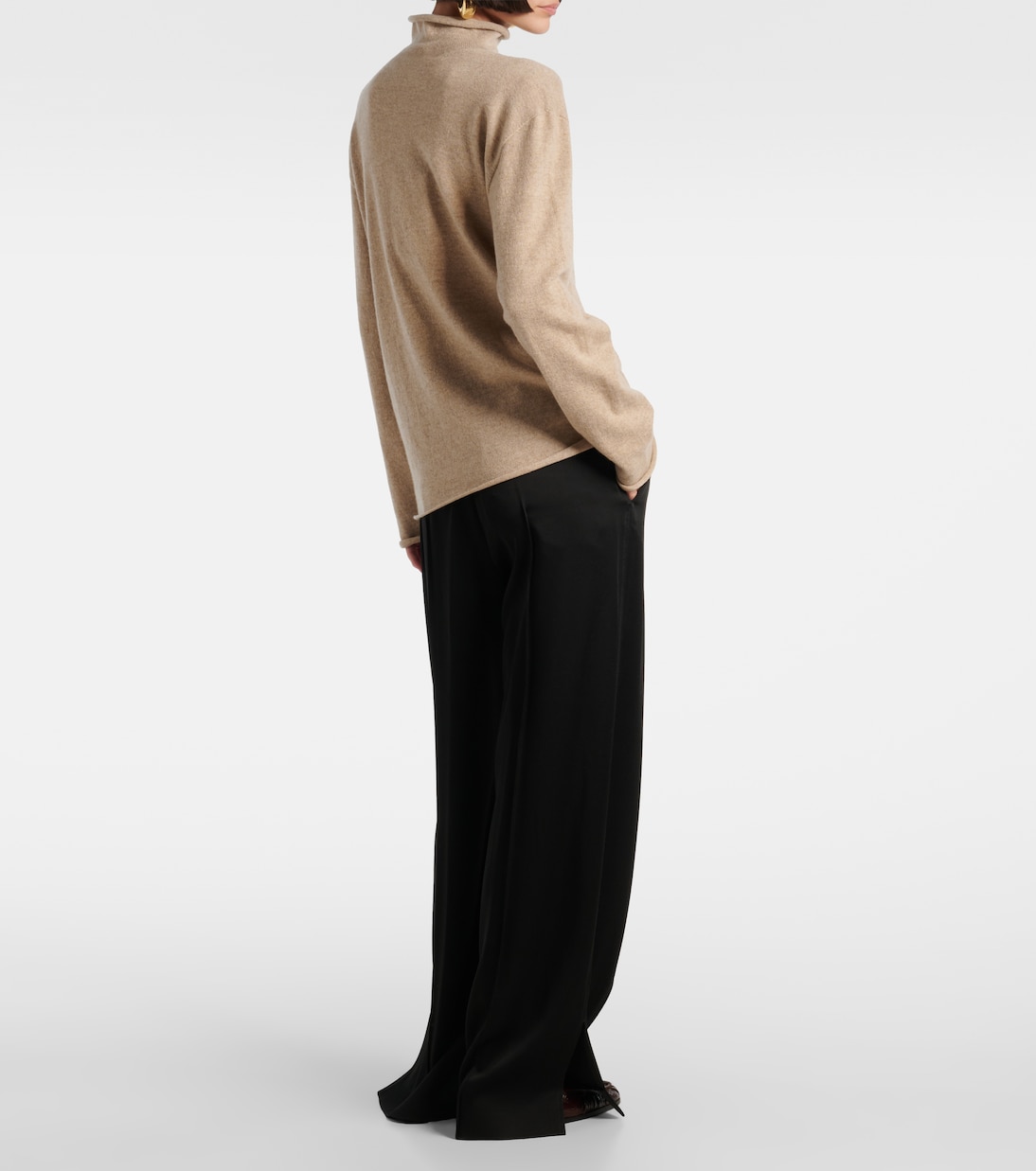 Cashmere turtleneck top | Jil Sander