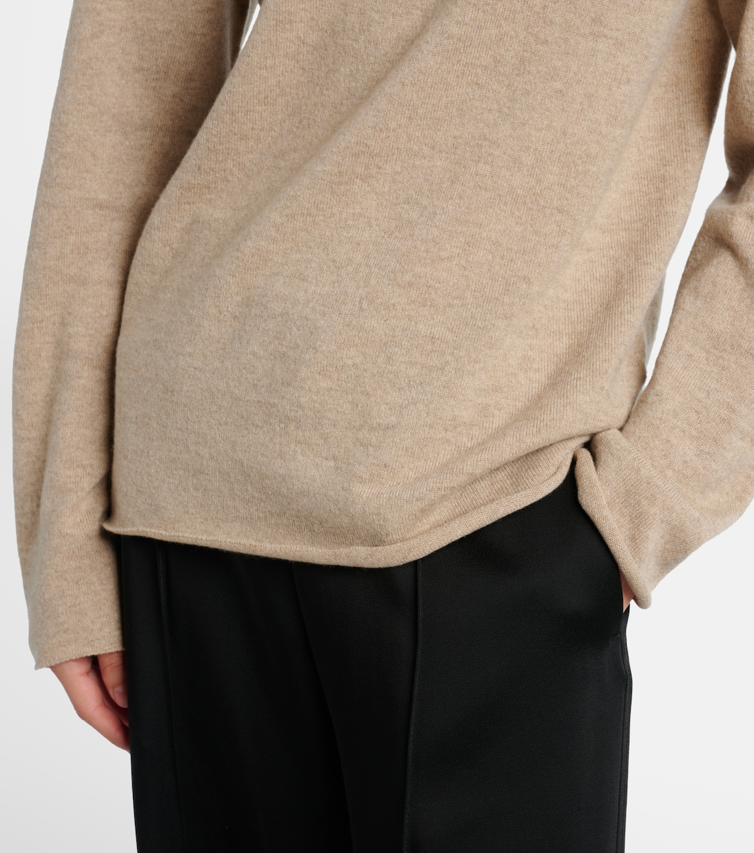 Cashmere turtleneck top | Jil Sander