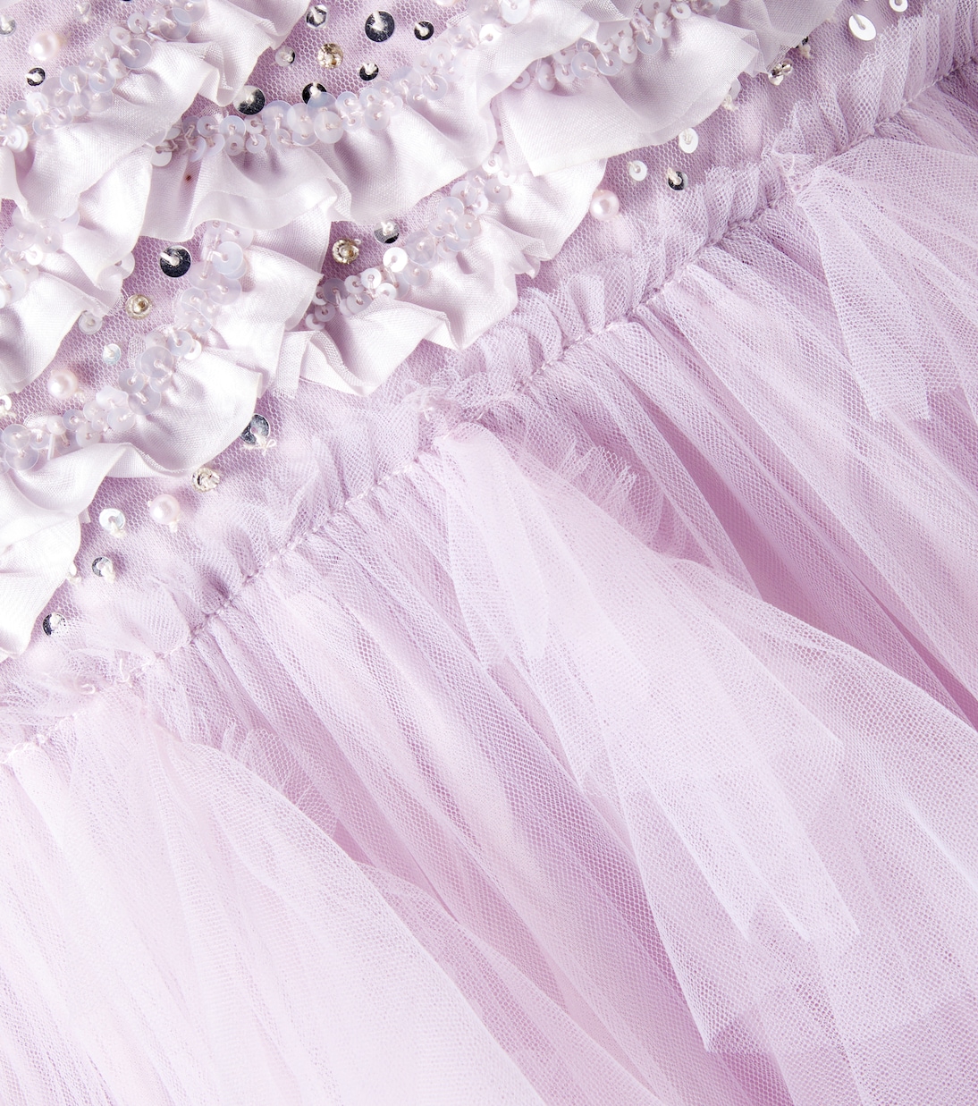 Abito in tulle con volant e paillettes | Tutu Du Monde