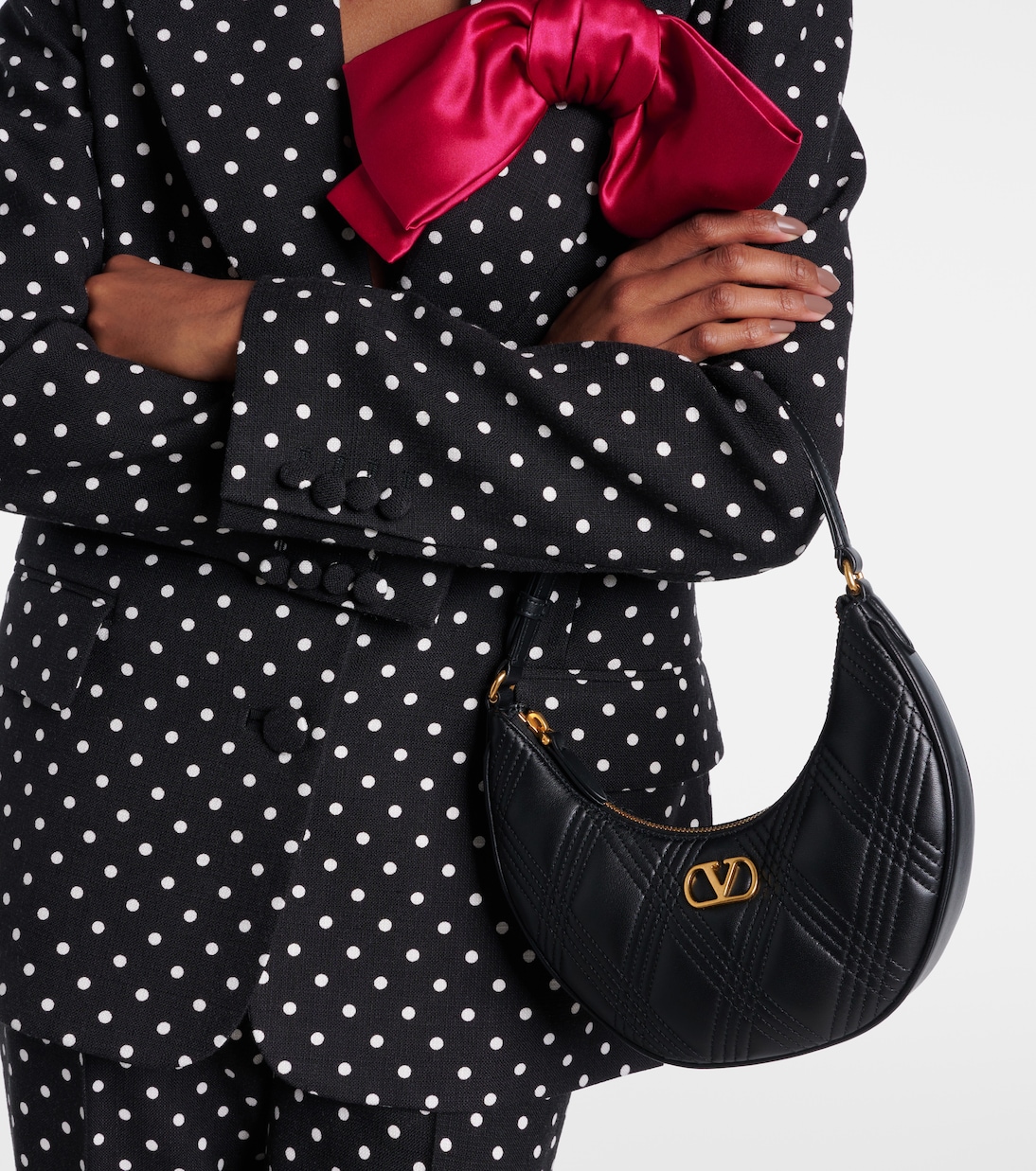 Borsa a spalla Quiltie 67 Mini in pelle | Valentino Garavani