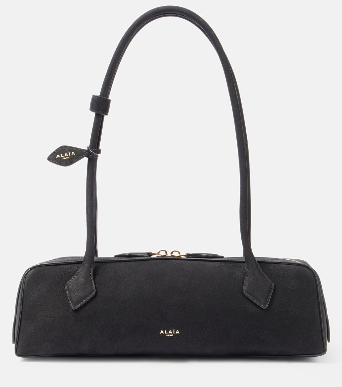 Le Teckel Medium suede shoulder bag | Alaïa