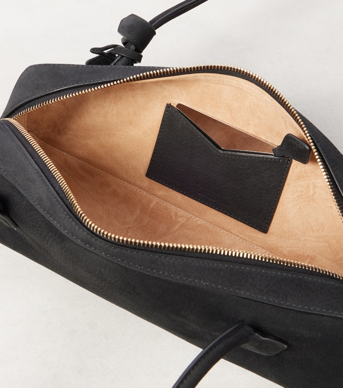 Le Teckel Medium suede shoulder bag | Alaïa