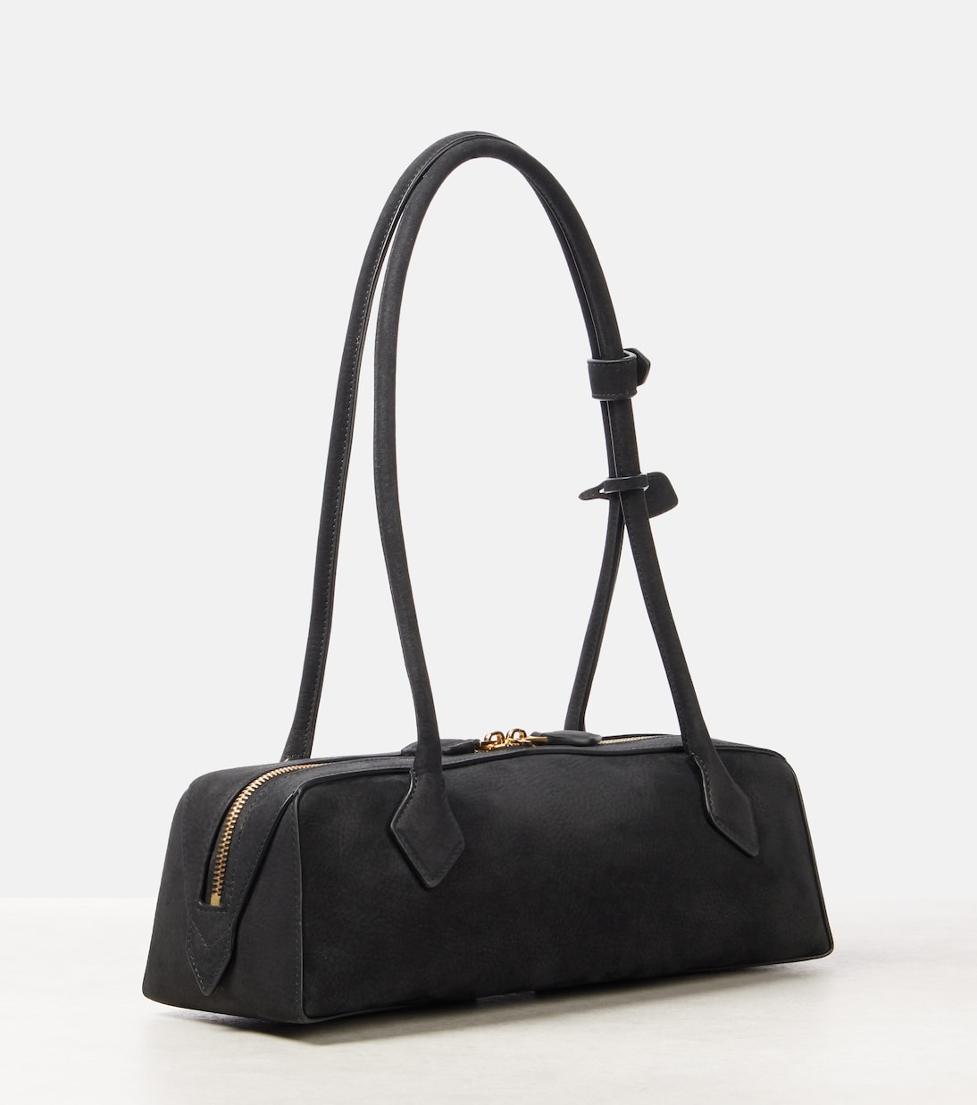 Le Teckel Medium suede shoulder bag | Alaïa