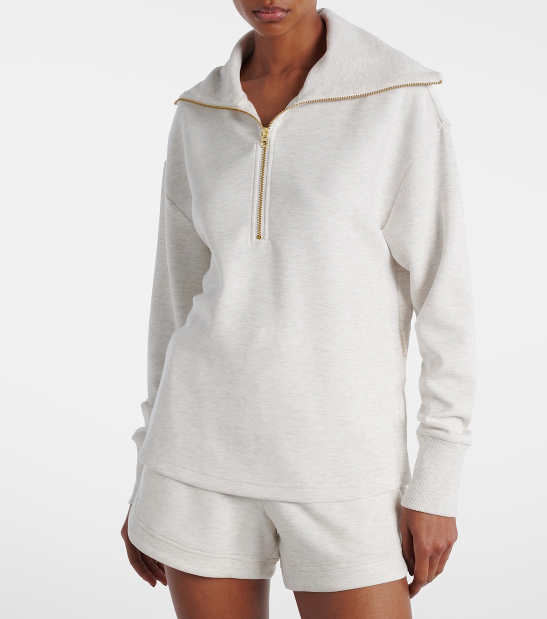 Larson jersey zip-up sweatshirt | Varley