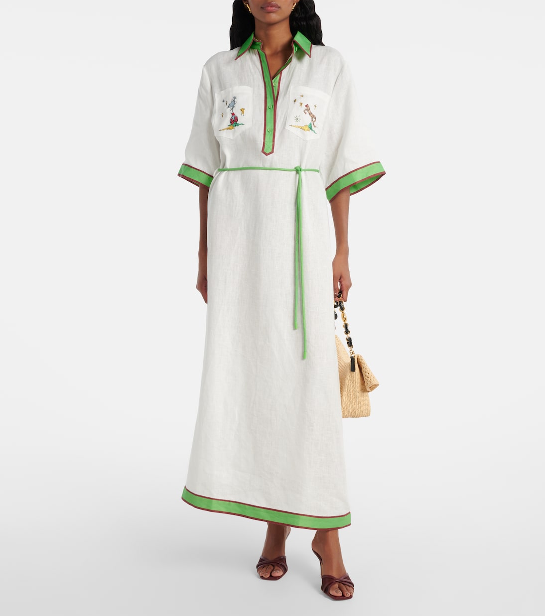 Abito polo Play in lino | Alémais