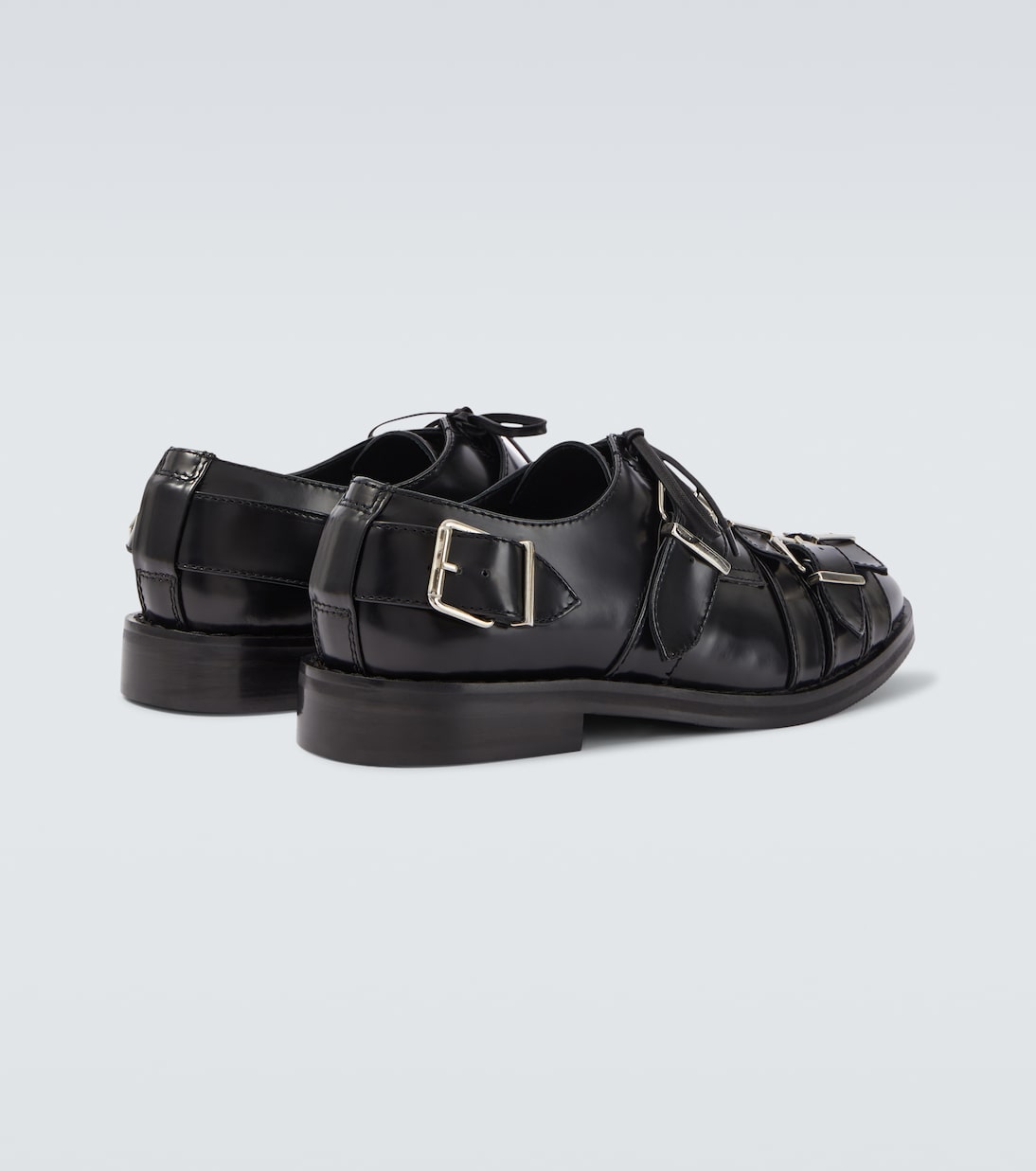 Buckle-detail leather brogues | Simone Rocha