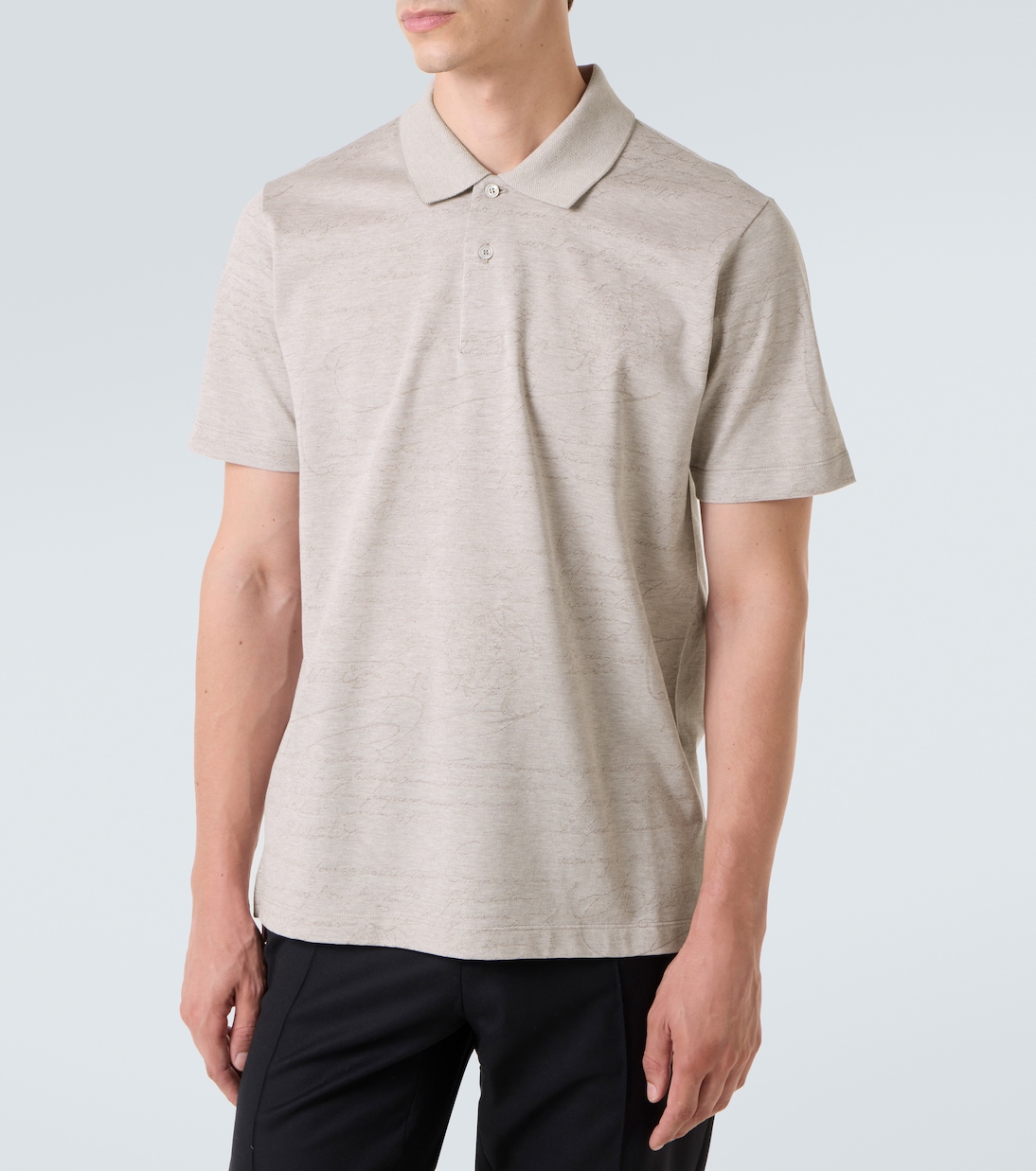 Bedrucktes Poloshirt aus Baumwolle | Berluti