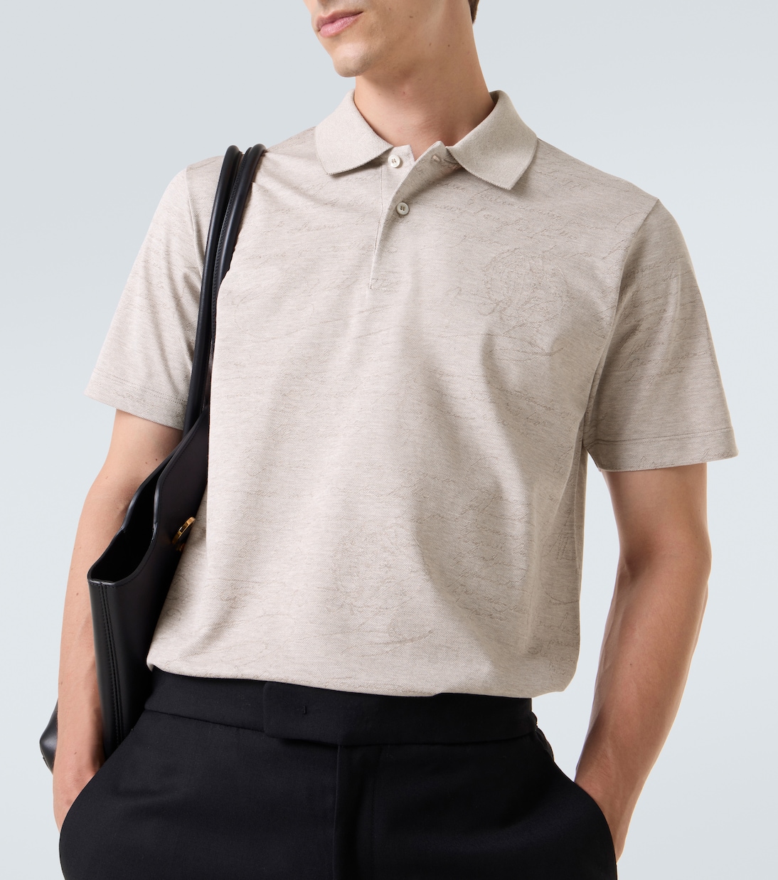 Bedrucktes Poloshirt aus Baumwolle | Berluti