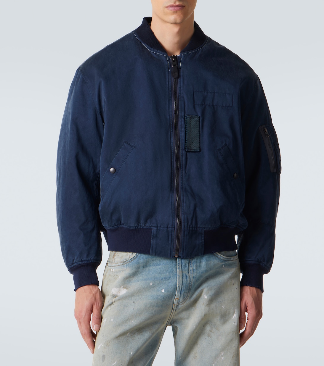 Vintage silk and cotton bomber jacket | A.Presse