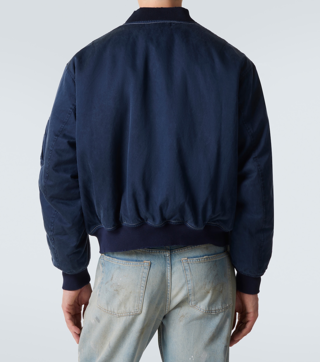 Vintage silk and cotton bomber jacket | A.Presse