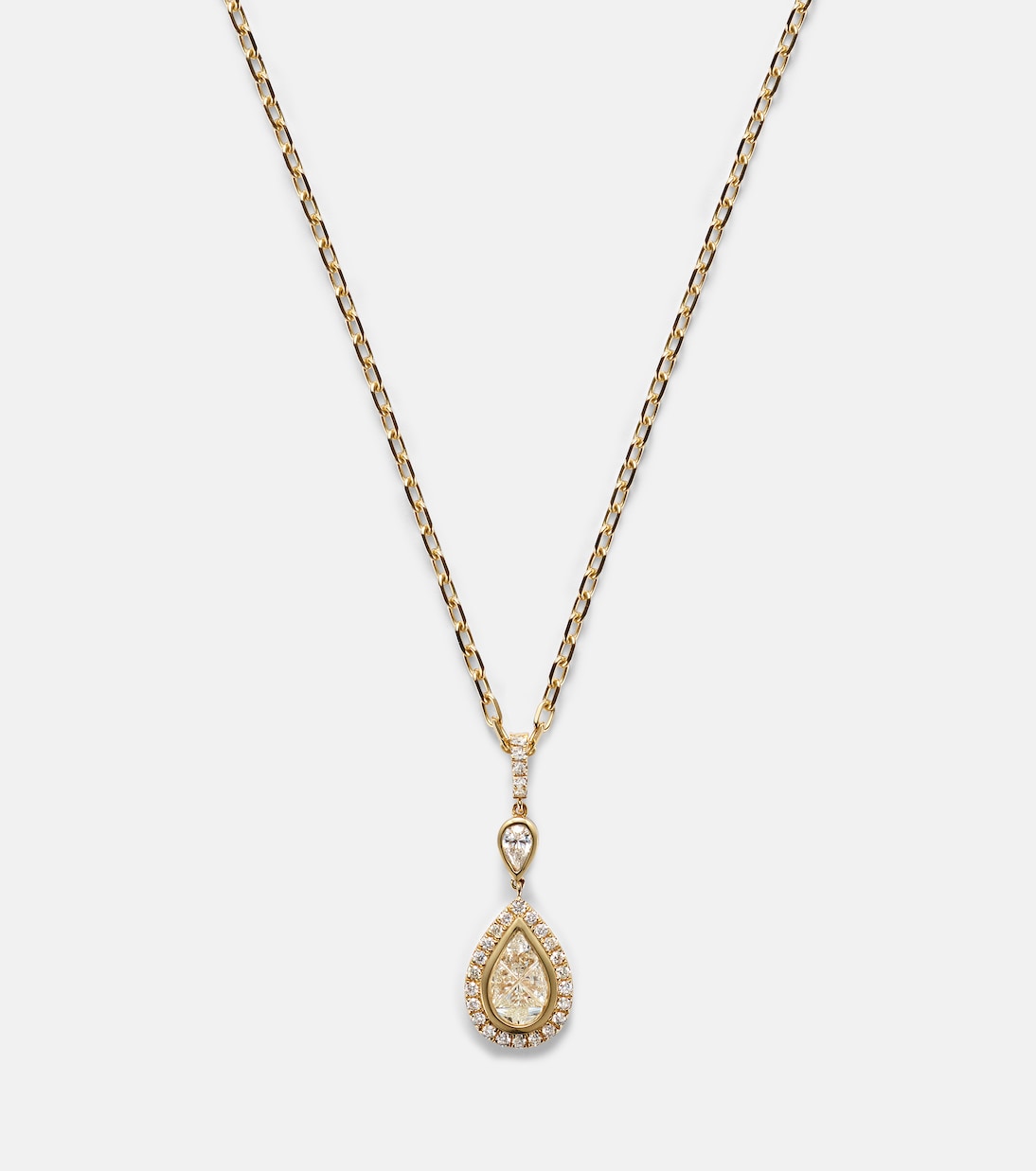 Collar con colgante de oro de 18 ct con diamantes | Shay Jewelry