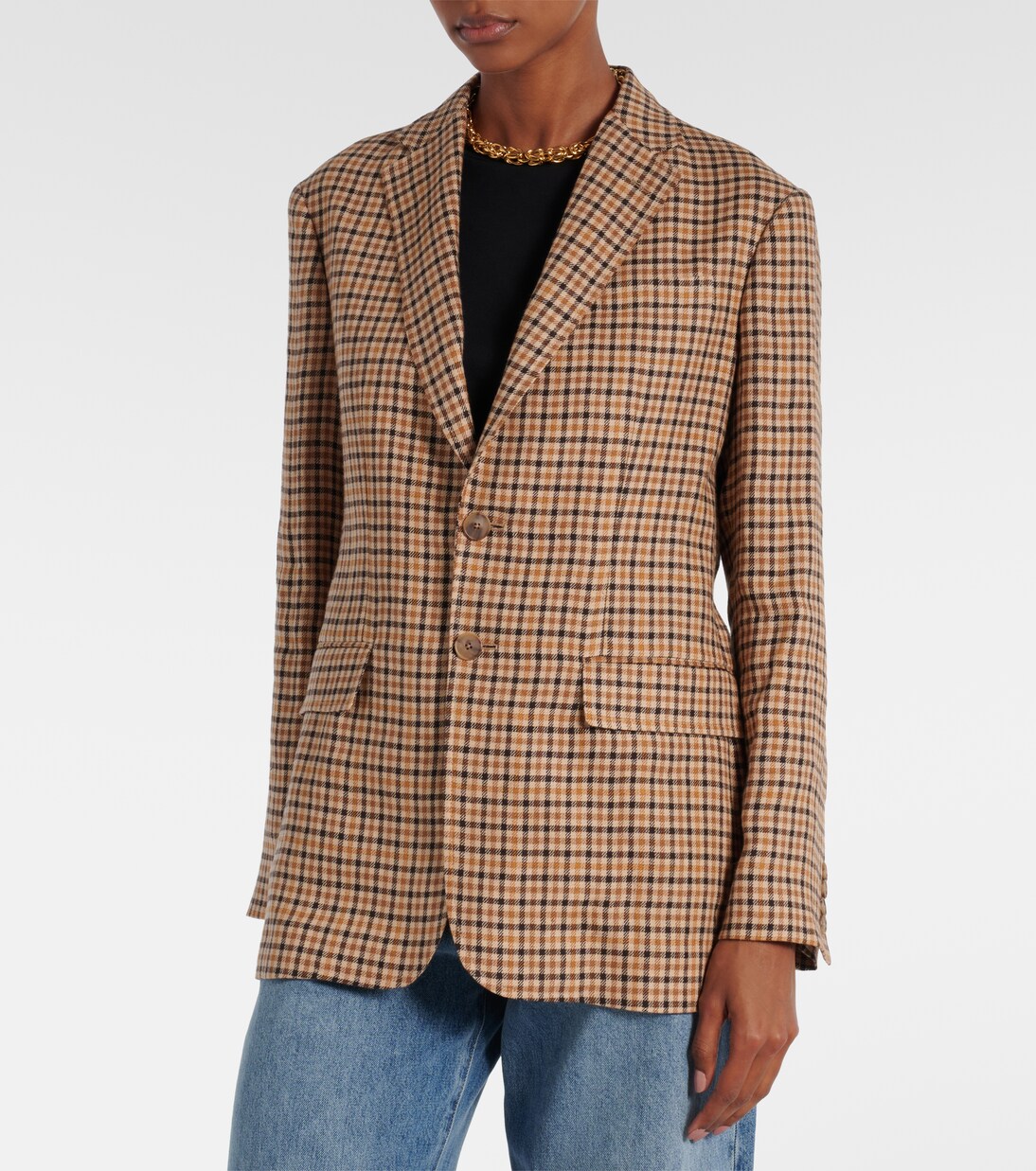 Blazer en lin à carreaux | Polo Ralph Lauren