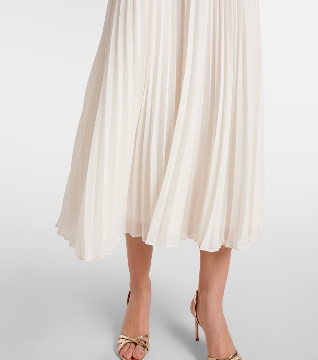 Midikleid aus Taft | Self-Portrait
