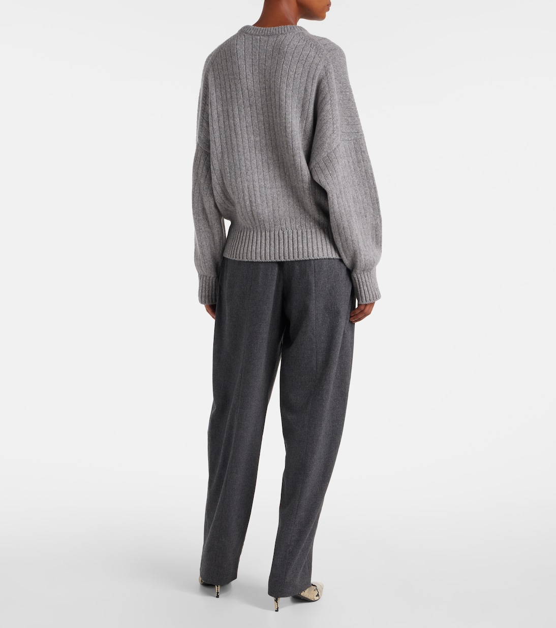 Jersey Lennox de cachemir acanalado | Khaite