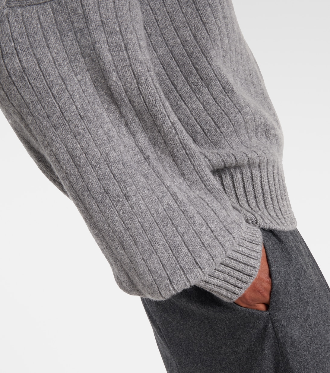 Jersey Lennox de cachemir acanalado | Khaite